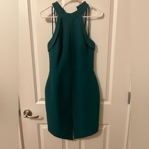 Adelyn Rae Hunter Green dress